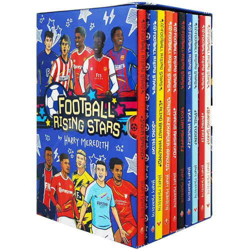 10pc Sweet Cherry Football Rising Stars Book Collection Set 8+Y+