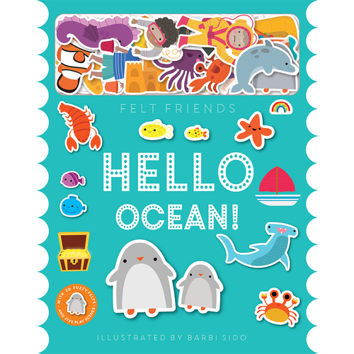 Really Decent Books Felt Friends - Hello Ocean Kids 1y+