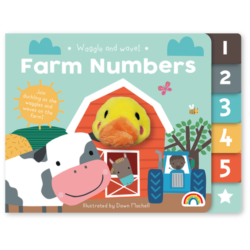 Really Decent Books Waggle & Wave - Farm Numbers Kids 1y+