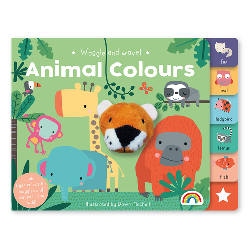 Really Decent Books Waggle & Wave - Animal Colours Kids 1y+