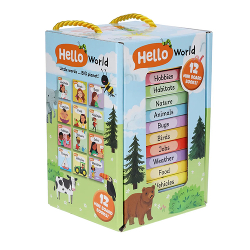 12pc Sweet Cherry Hello World! Book Collection Set 3-6Y+