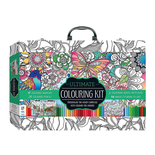 Kaleidoscope Ultimate Colouring Carry Case: Nature Colouring Kit 8y+