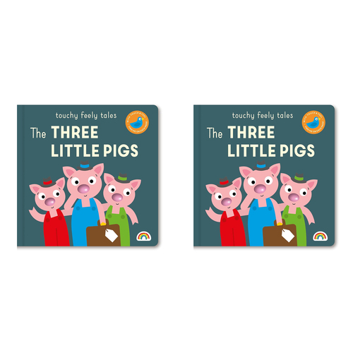 2PK Really Decent Books Touchy Feely Tales Three Little Pigs 1y+