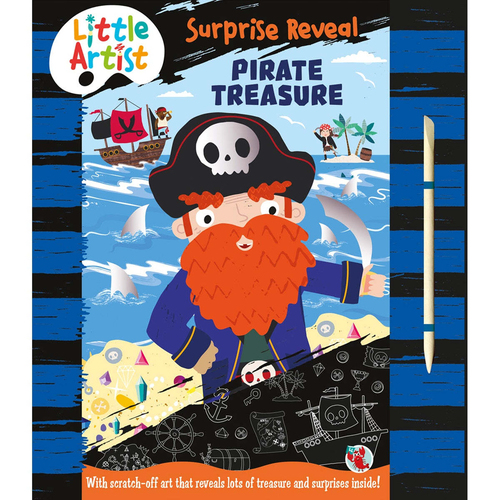 Laughing Lobster Little Artists Surprise Reveal Pirate Treasure Kids Book 5y+