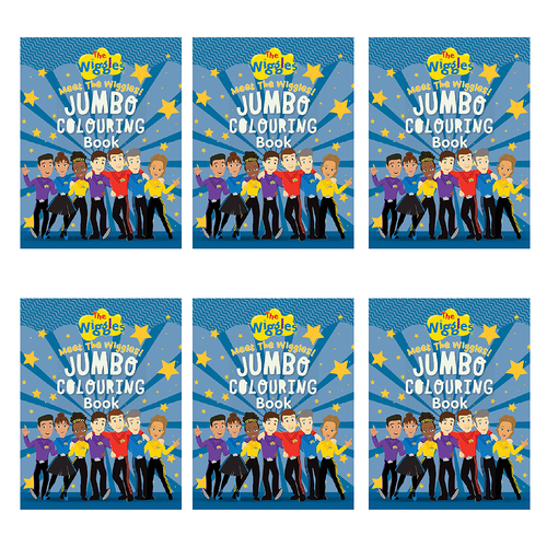 6PK The Wiggles Meet The Wiggles Jumbo Colour & Activity Book 2-5y