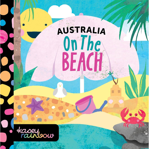 Australia On The Beach Kids Illustrated Board Book 0-3y