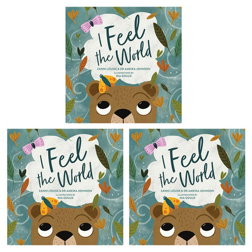 3PK I Feel The World Kids Bedtime Story Board Book 0-3y