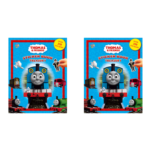 2PK Thomas & Friends Sticker Treasury Kids/Children Educational Book 3y+