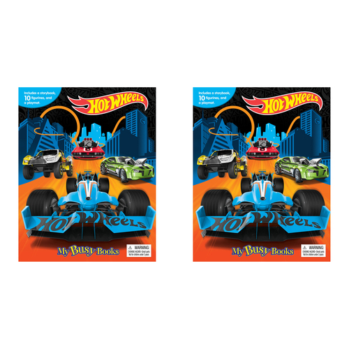 2PK Mattel Hot Wheels My Busy Book Kids/Children Activity Kit 3y+