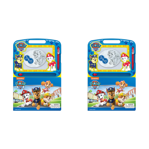 2PK Paw Patrol Learning Series Kids Drawing Pad w/ Book 3y+