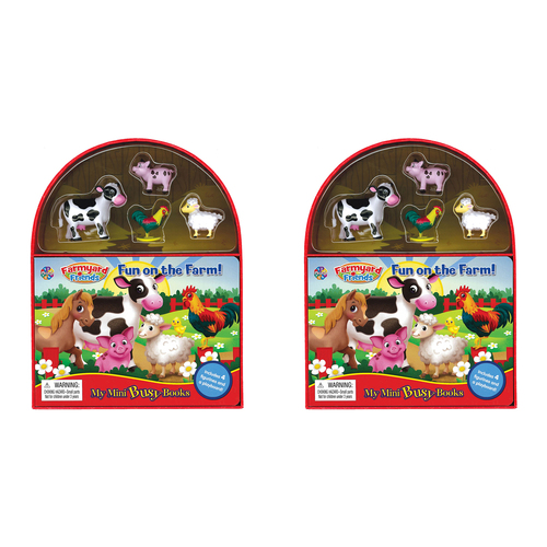 2PK Farm Mini Busy Kids/Children Educational Book 3y+