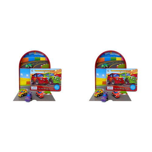 2PK Race Cars Mini Busy Kids/Children Educational Book 3y+