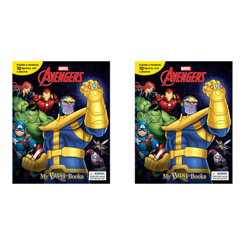 2PK Marvel Avengers Infinity My Busy Book Kids Activity Kit 3y+