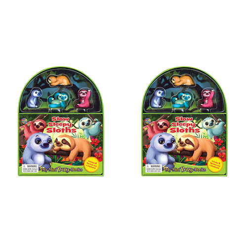 2PK Sloth My Mini Busy Kids/Children Educational Book 3y+