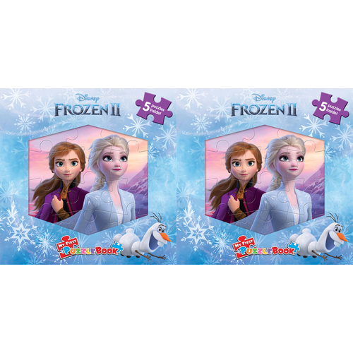 2PK Disney Frozen 2 My First Puzzle Book Kids/Children Jigsaw 3y+