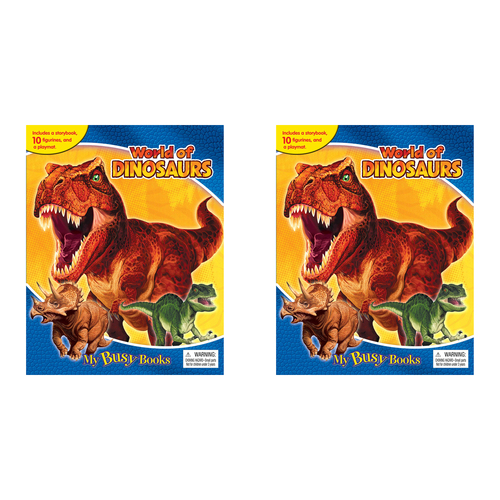 2PK Dinosaurs My Busy Book Kids/Children Activity Kit 3y+