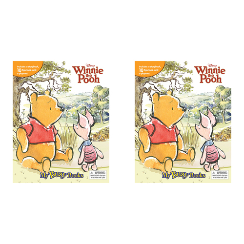 2PK Disney Winnie The Pooh My Busy Books Kids Activity Kit 3y+