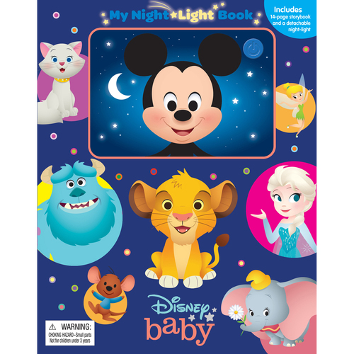 Disney Baby Bedside Night Light Book Kids/Children Storybook 3y+