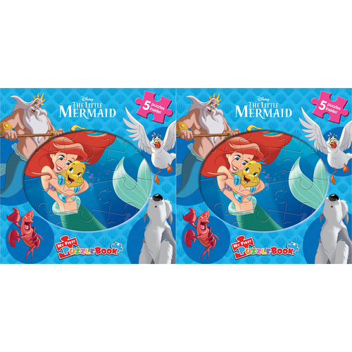 2PK Disney Little Mermaid Kids/Children Classic My First Puzzle Book 3y+