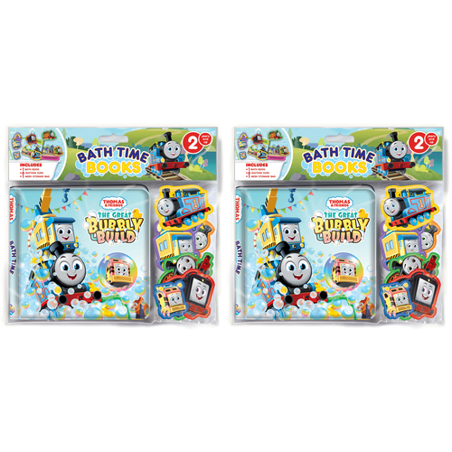 2PK Mattel Thomas On The Go Kids/Children Bathtime Book Eva 3y+