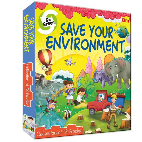 12pc Om Publishing Save Your Environment Book Collection Set 8-12Y+