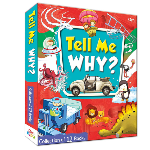 12pc Om Publishing Tell Me Why? Book Collection Set 6-8Y+