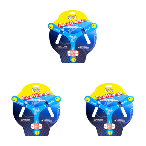 3PK Cooee Cooee Whistler Kids/Family Outdoor Toys 3y+