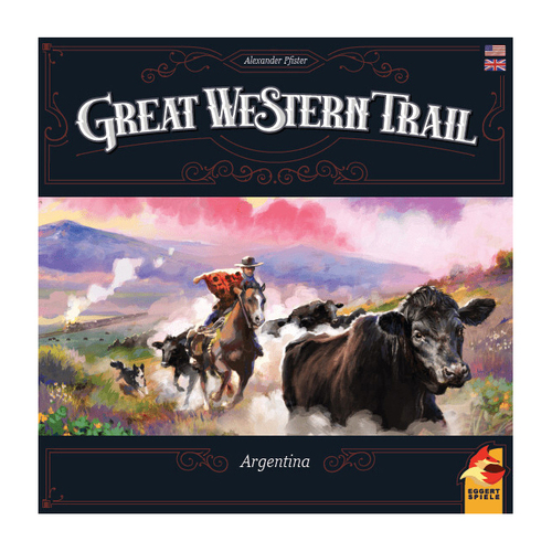 Eggertspiele Great Western Trail Cowboy Board Game Argentina 12y+