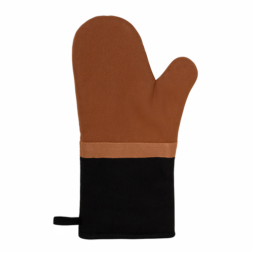 J. Elliot Selby Oven Mitt 34x15cm Ginger & Black