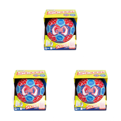 3PK Cooee Mini Soccer Kids/Family Swimming/Beach Toys 6y+