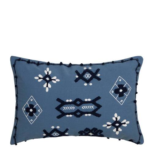 J. Elliot Sedona Cushion 35x55cm Steel Blue