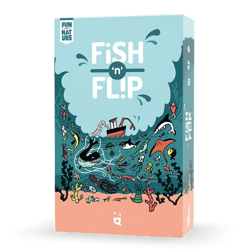 Helvetiq Fish n Flip Kids/Family Strategy Card Game 7y+