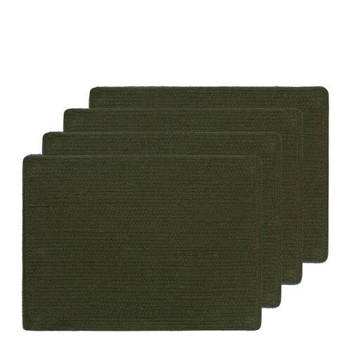 4pc J.Elliot Miller Braided 33x48cm Placemat - Olive