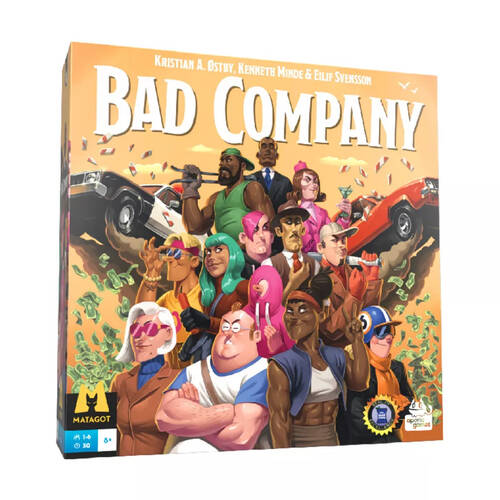 Aporta Games Bad Company Tabletop Party Board Game 8y+