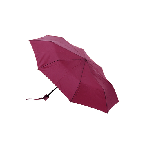 Clifton UPF50+ Mini Maxi Folding Umbrella - Burgundy Red