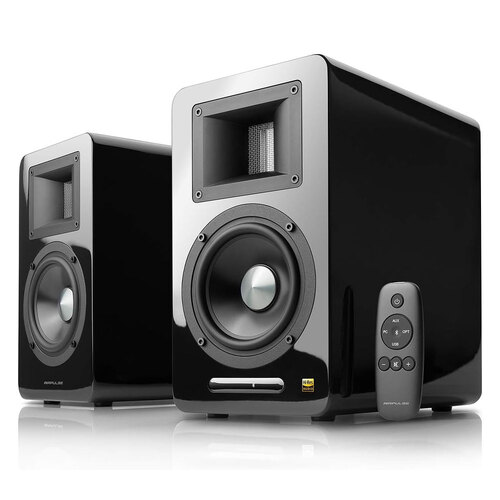 Airpulse A100 Wireless Active Bookshelf Speakers Black