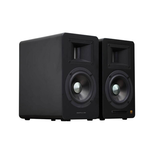 Airpulse A100 Wireless Active Bookshelf Speakers Matte Black