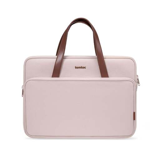 Tomtoc Versatile-A11 Laptop Handbag For MacBook 14in Blush Pink