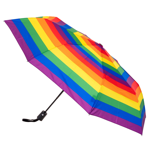 Clifton Pride Auto Open Unbrella UPF50+ Pride Flag Colours