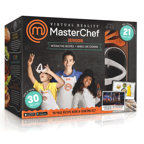 Abacus 90pc Masterchef Presents VR Junior Cooking Kit w/ Recipe Book 8+