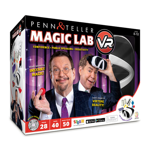 Penn & Teller Magic Lab VR Kids Interactive Learning Trick Toy Set 8y+