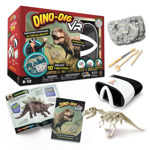 Abacus 2.0 Dino-Dig VR Kids Learning Steam Toy 8y+