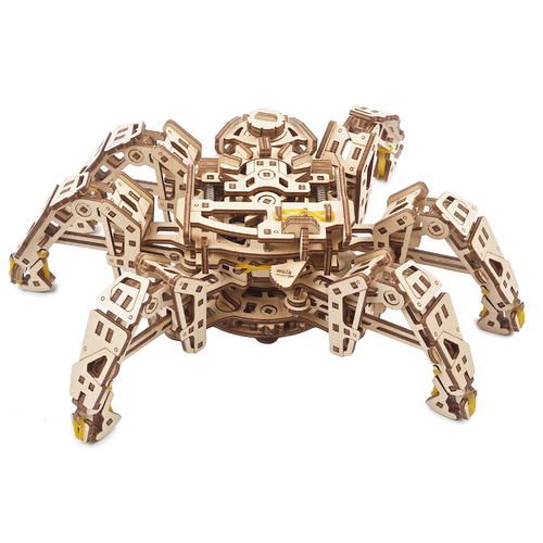 Ugears Hexapod Explorer Mechanical Wooden 3D Puzzle 388pc