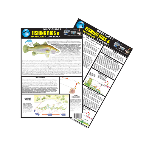 AFN A4 Quick Guide 7 Barra Dams Fishing Tips Handy Manual