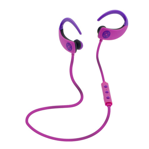 Moki Octane Pink Bluetooth Ear-Hooks Earphones