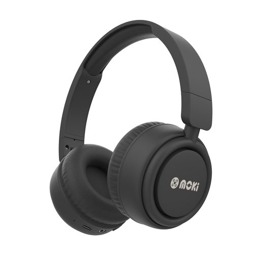 Moki Staple Wireless On-Ear Noise Cancelling Headphones - Black