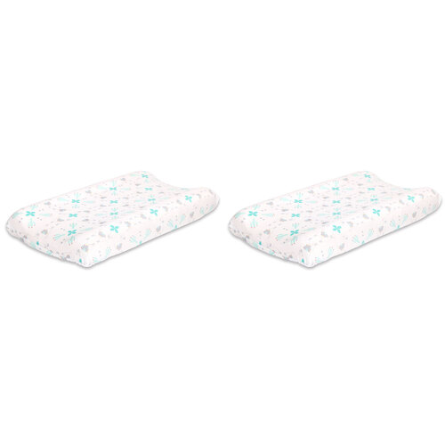 2PK The Peanutshell Little Llama Change Pad Cover 81x40cm