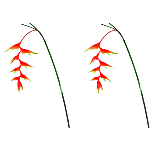 2PK Maine & Crawford 135cm Plastic Heliconia Stem Artificial Plant