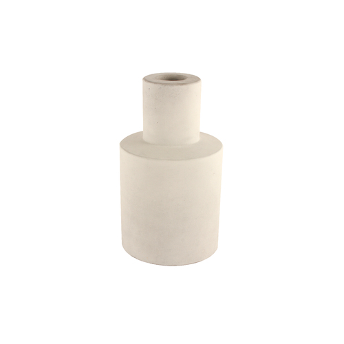 Maine and Crawford Lio 26x14cm Concrete Vase  - White