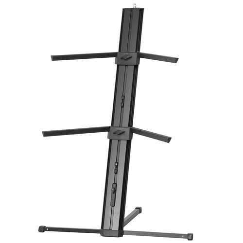 Adam Hall SKS22XB Premium 117cm Double Rack Stand For Keyboard - Black